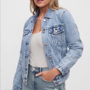 Gap Icon Denim Jacket, Light Wash, Sz Medium